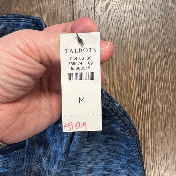 🆕 T by Talbots SPACE DYE ANIMAL EVERYDAY STRETCH LEGGINGS SZ MED - Picture 7 of 9